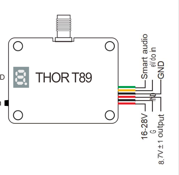 THOR T89 Video Transmitter detail 1